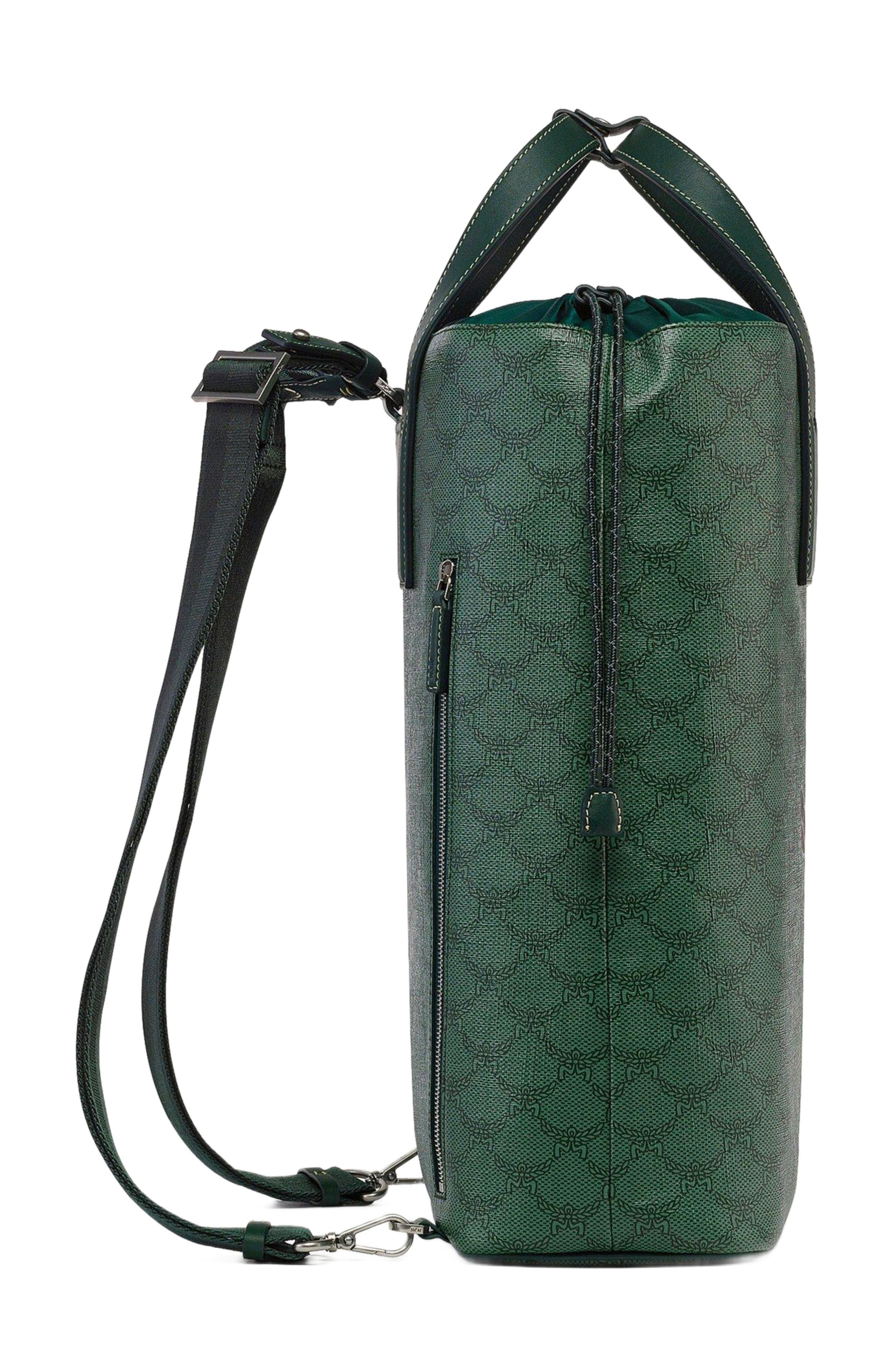 MCM Himmel Drawstring Backpack in Lauretos, Alternate, color, 