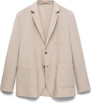 MANGO Slim Fit Lyocell
Linen Suit Jacket
