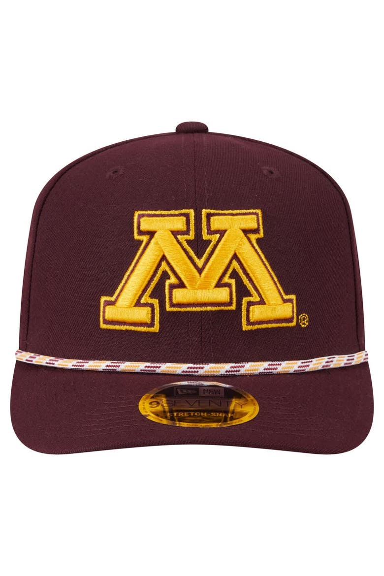 Men's New Era Maroon Minnesota Golden Gophers Game Day Multi-Rope 9SEVENTY Stretch-Snap Hat, Alternate, color, Maroon
