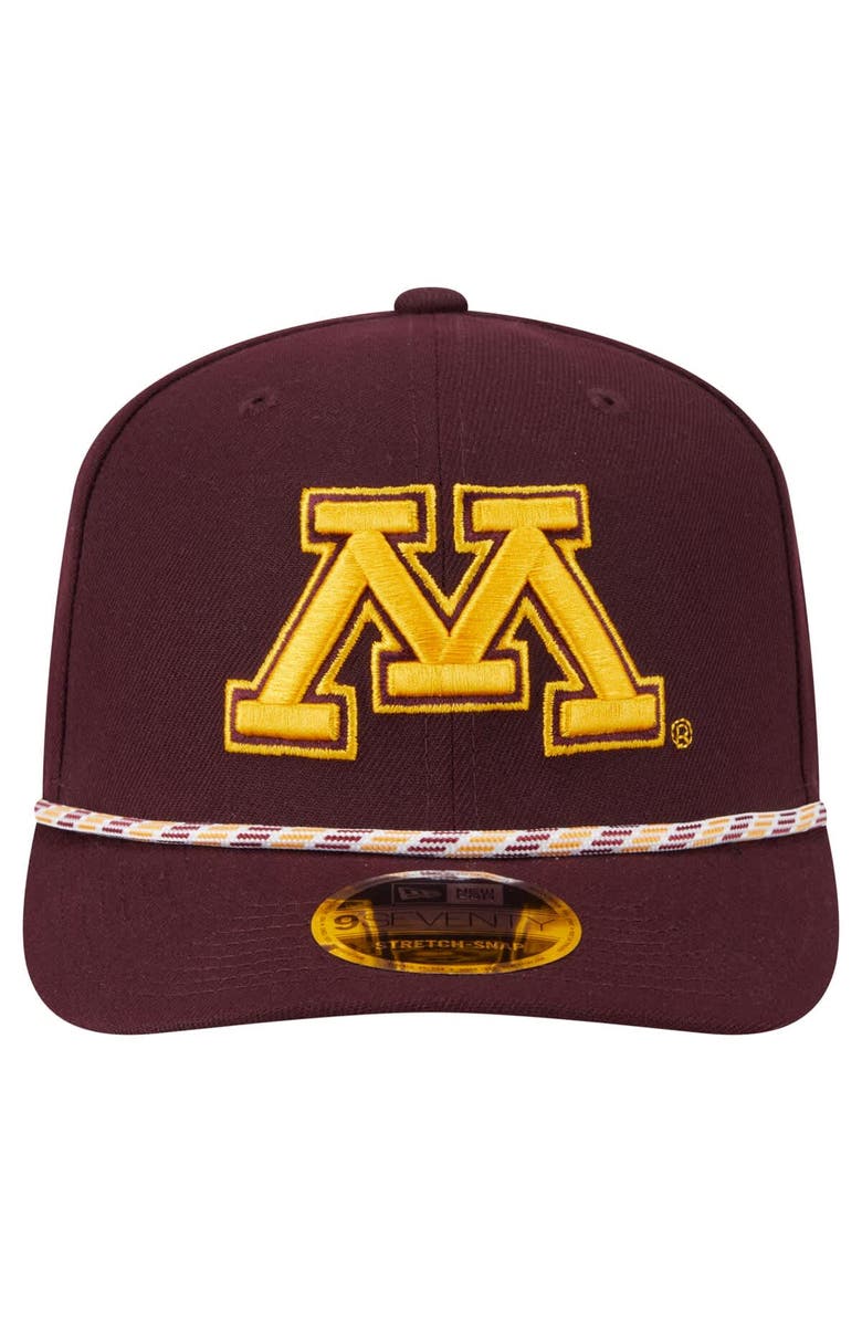 New Era Men's New Era Maroon Minnesota Golden Gophers Game Day Multi-Rope 9SEVENTY Stretch-Snap Hat, Alternate, color, Maroon