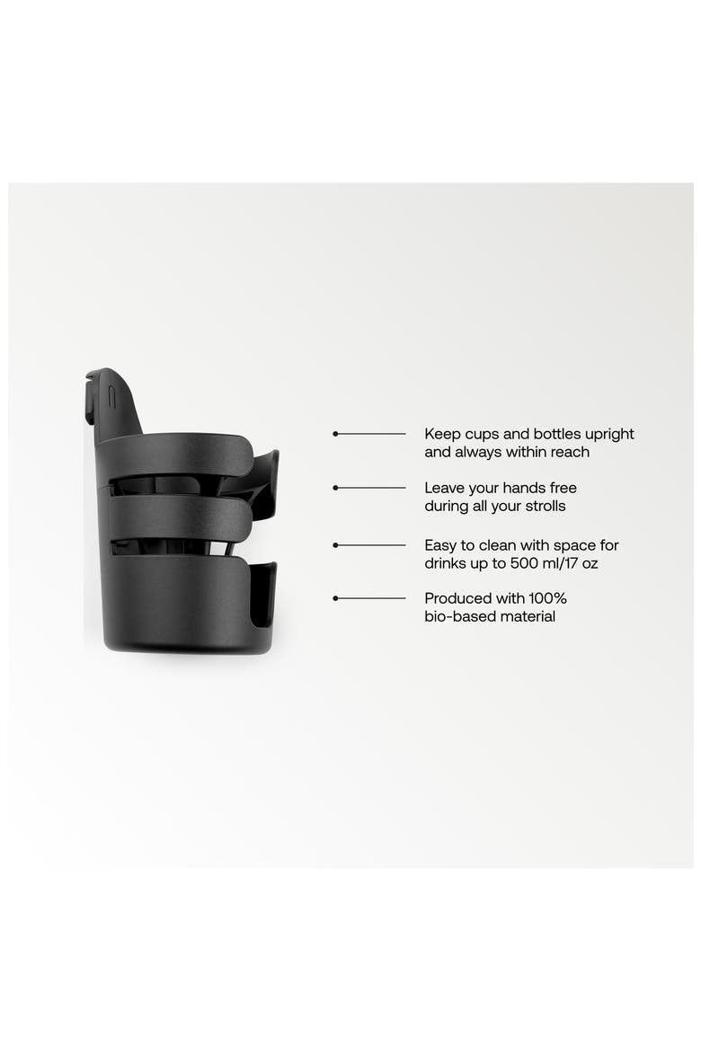Stroller Cup Holder for all Bugaboo Strollers, Alternate, color, BLACK