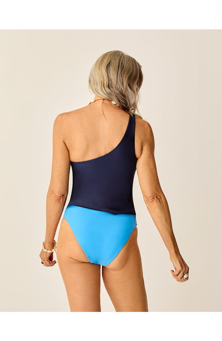 Carve Designs Rio Compression Tankini, Alternate, color, Navy