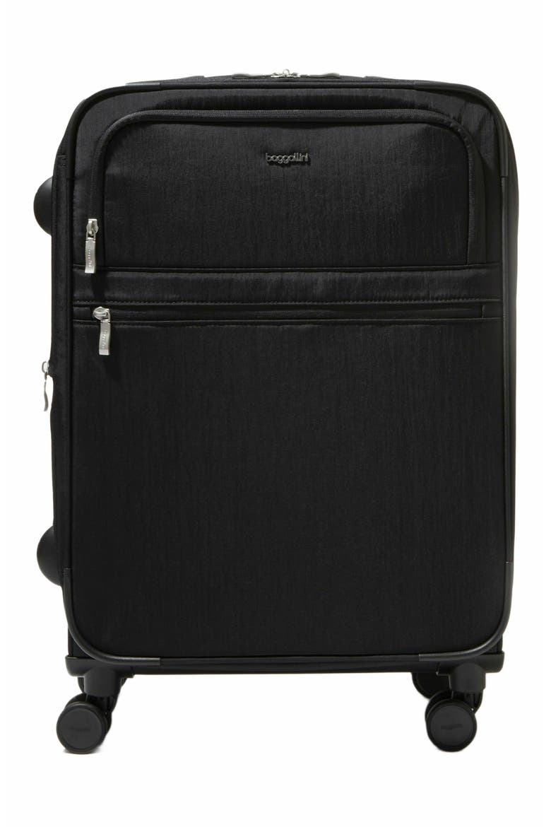Luggage Set Carry-On and Large Checked Suitcase Bundle, Alternate, color, Black
