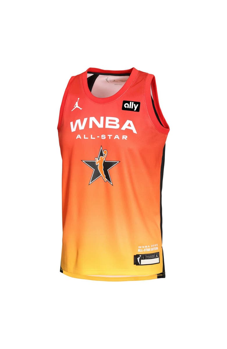 Jordan Brand Youth Jordan Brand Caitlin Clark Orange 2025 WNBA All-Star Game Victory Player Jersey, Alternate, color, Orange