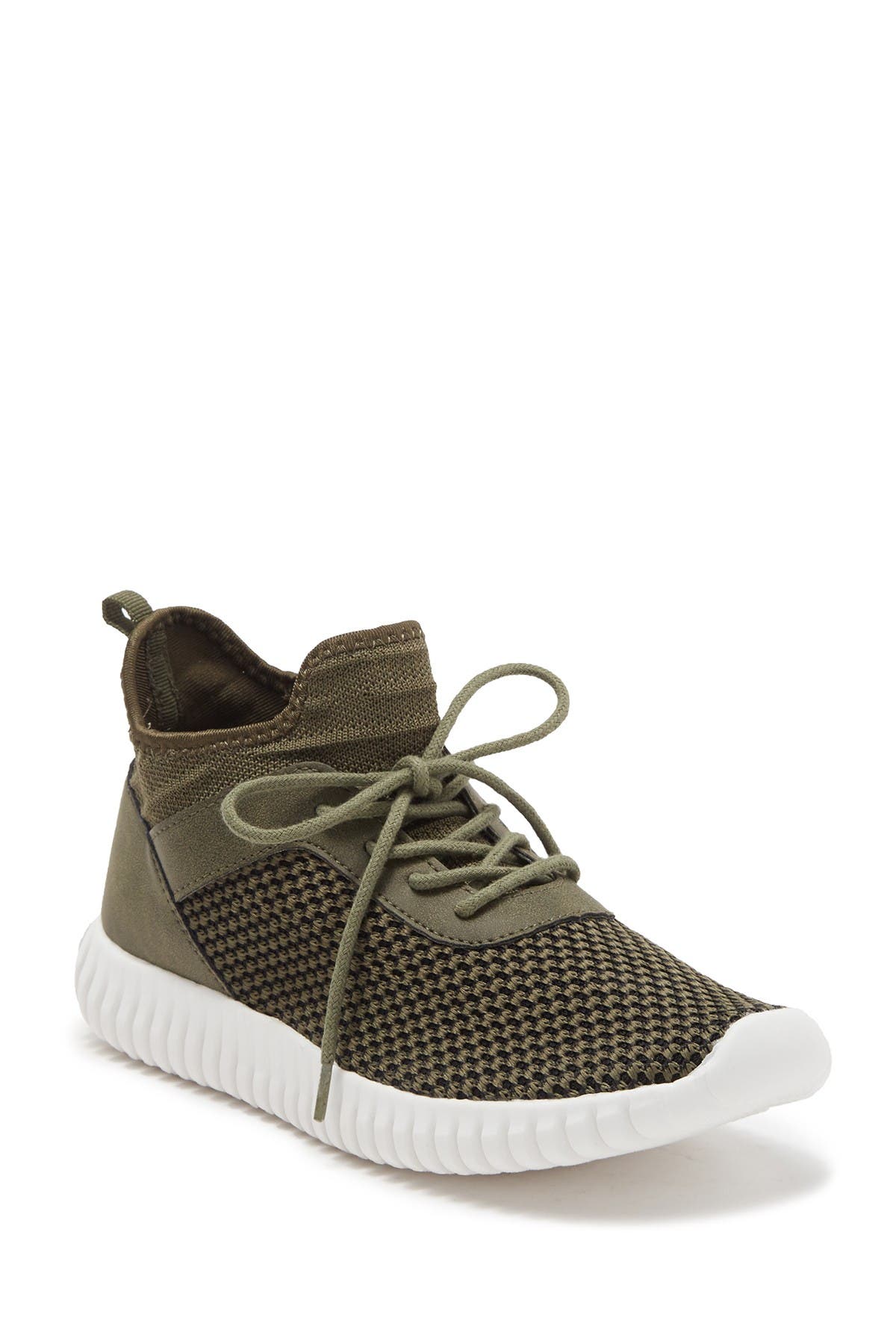 Harlen Knit Sneaker, Main, color, OLIVE