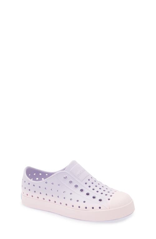 Native Shoes Jefferson Ombré Sugarlite Slip-on Sneaker In Tartlet Purple/pink/ombre