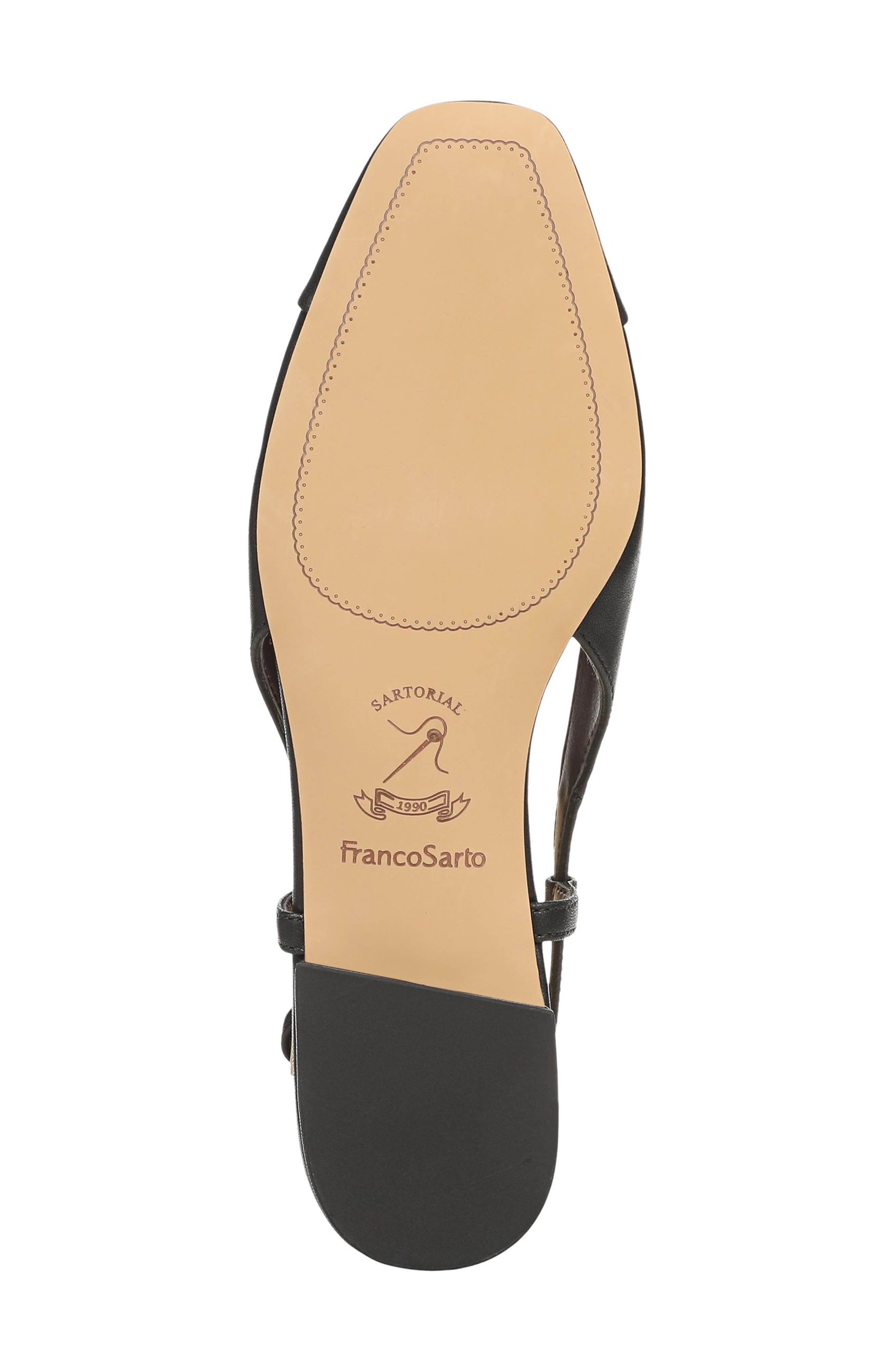 Virai Slingback Flat, Alternate, color, BLACK