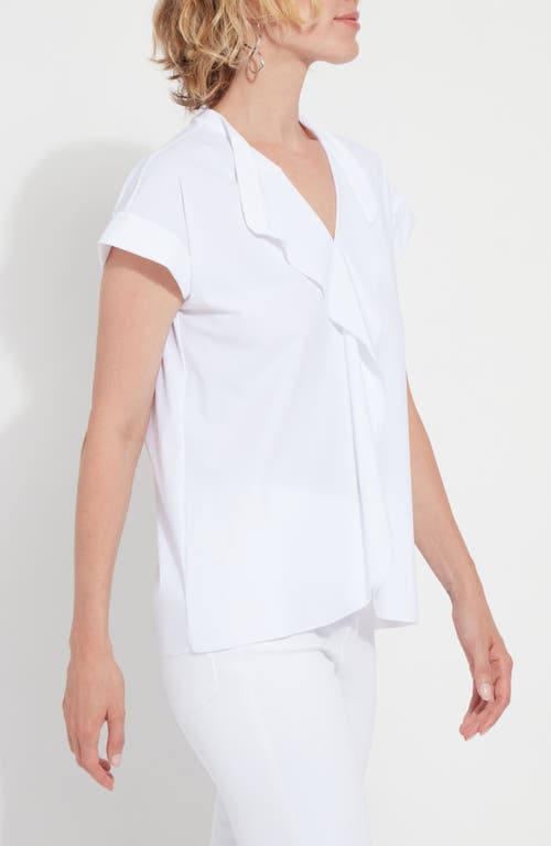 Lyssé Lysse Alessia Ruffle Top In White