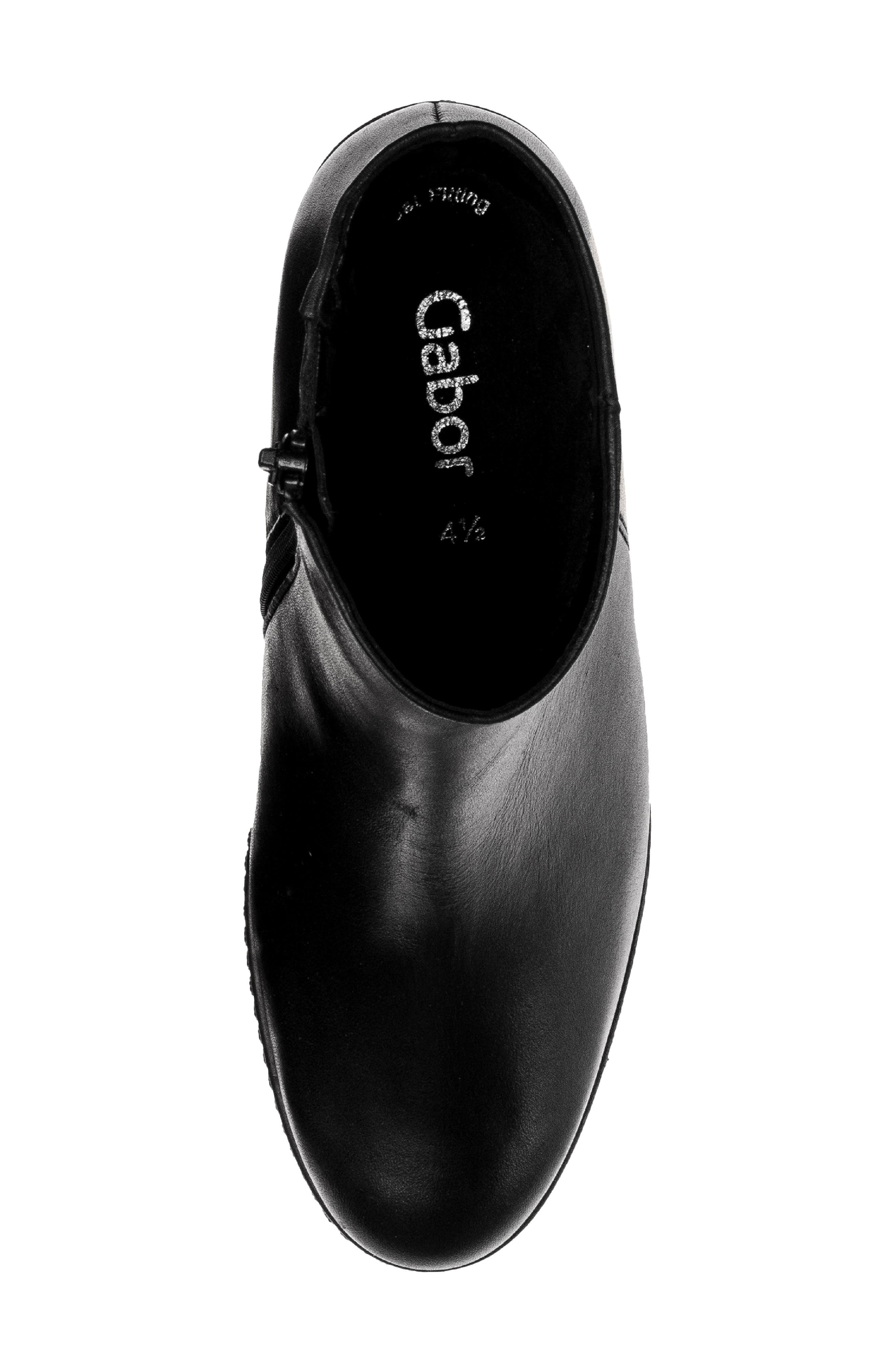 Gabor Wedge Bootie, Alternate, color, Black