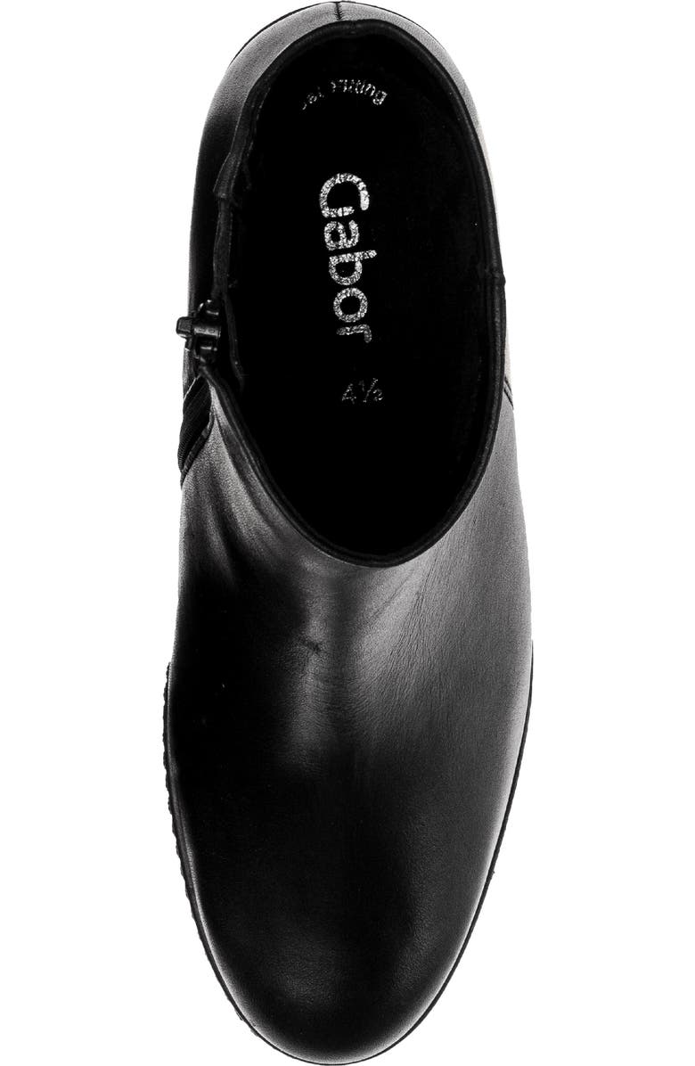 Gabor Wedge Bootie, Alternate, color, Black