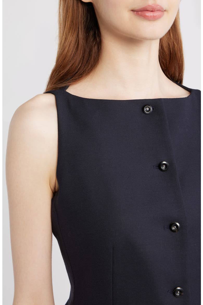 Boatneck Vest, Alternate, color, DARK NAVY