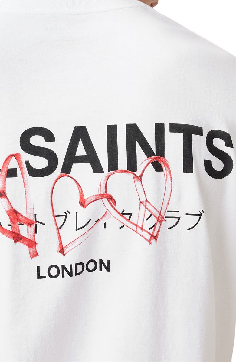 AllSaints Amore Graphic T-Shirt, Alternate, color, 