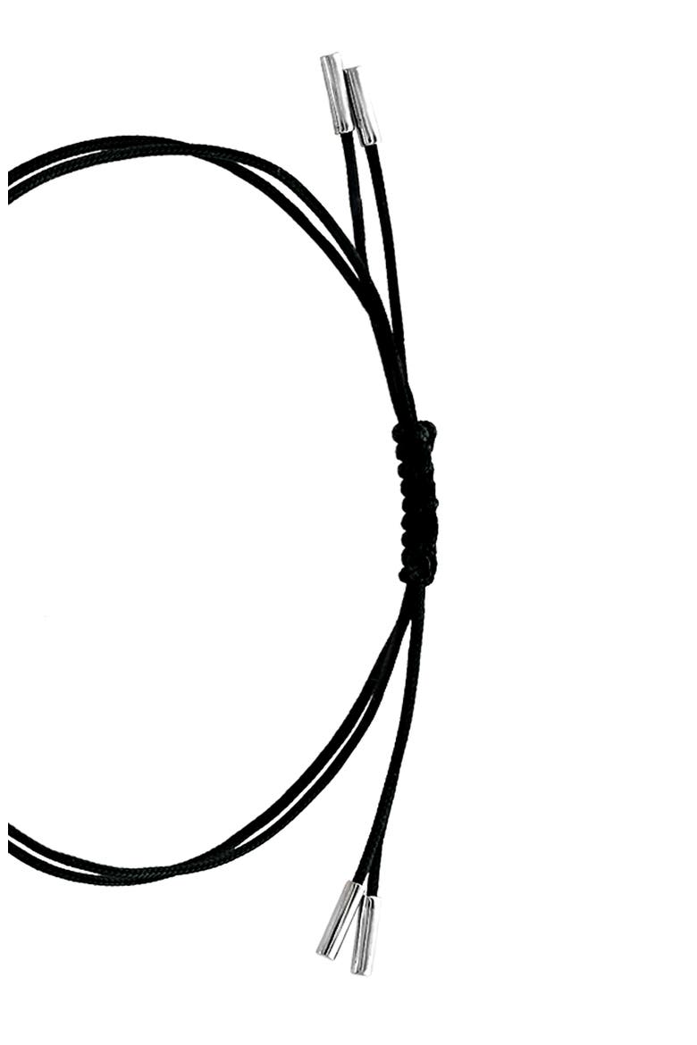 Antiqued Feather Slide Bracelet, Alternate, color, BLACK