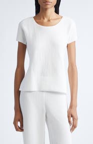 Emporio Armani Ribbed Jersey T-shirt
