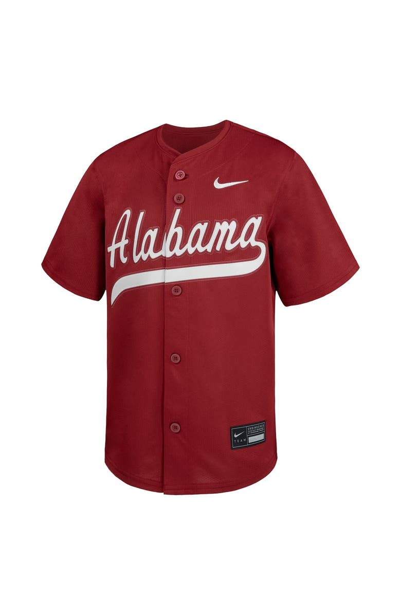 Nike Youth Nike Crimson Alabama Crimson Tide Limited Baseball Jersey, Alternate, color, Crimson