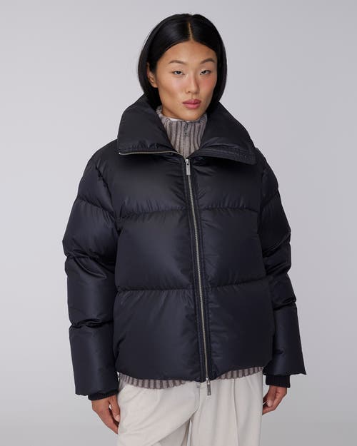 Quartz Co. Gisele Short | Down Puffer Jacket In Black