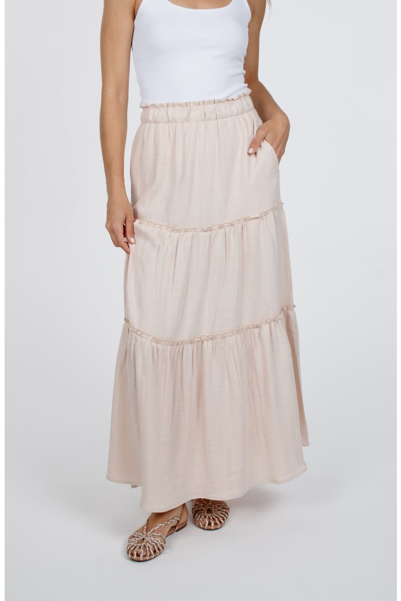 Santorini Skirt, Main, color, Blush