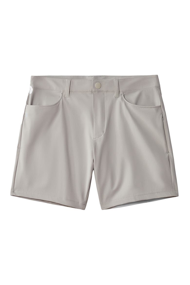 Momentum 7-Inch Golf Shorts, Alternate, color, FOSSIL GRAY