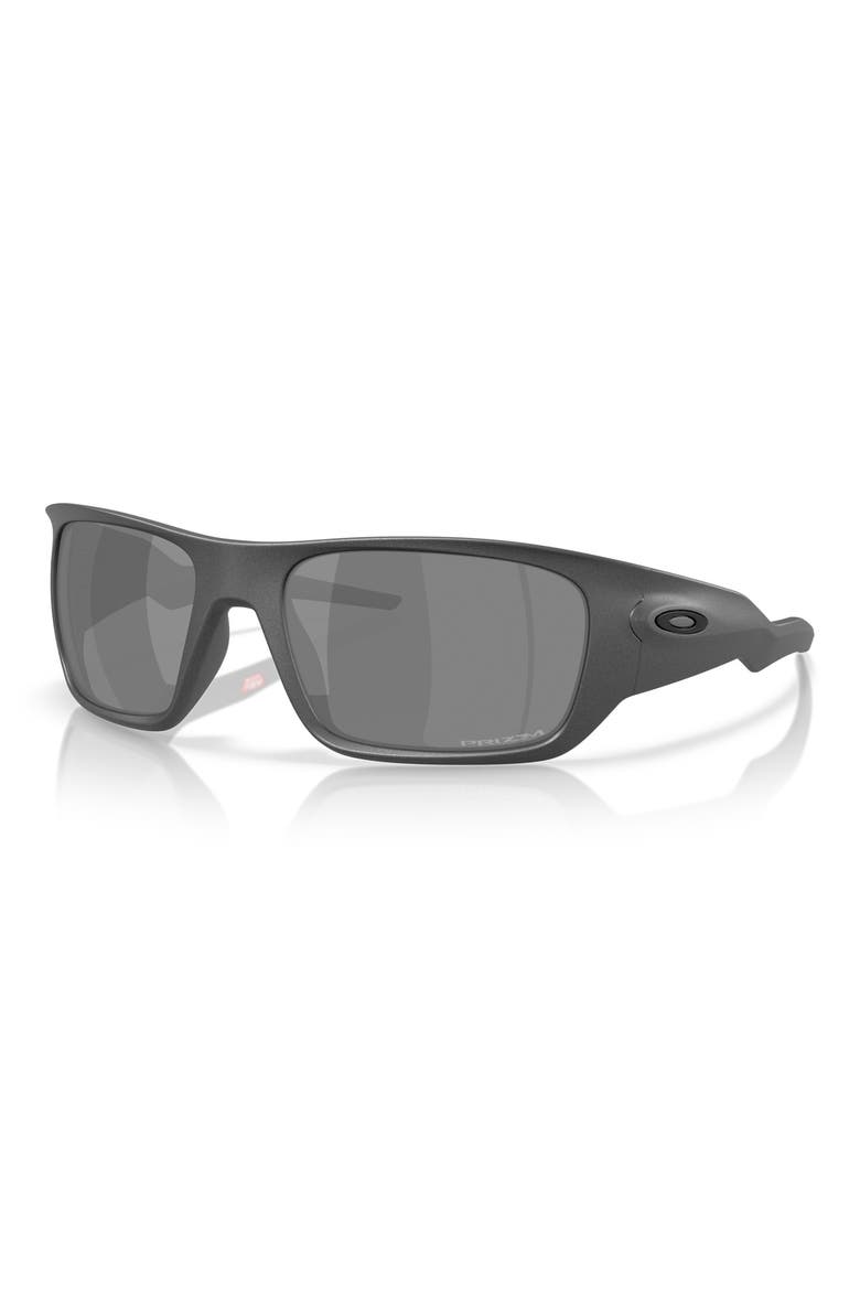 60mm Prizm™ Polarized Rectangular Sunglasses, Alternate, color, GREY
