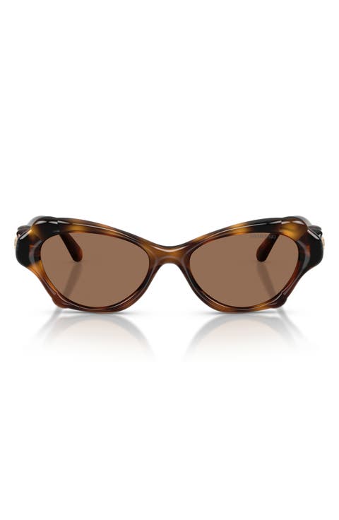 52mm Cat Eye Sunglasses