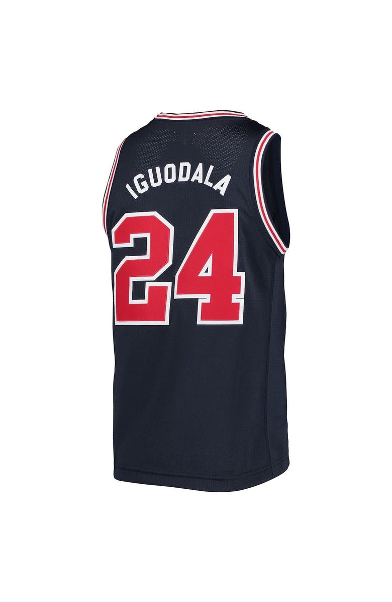 Retro Brand Men's Original Retro Brand Andre Iguodala Navy Arizona Wildcats Alumni Commemorative Classic Basketball Jersey, Alternate, color, 