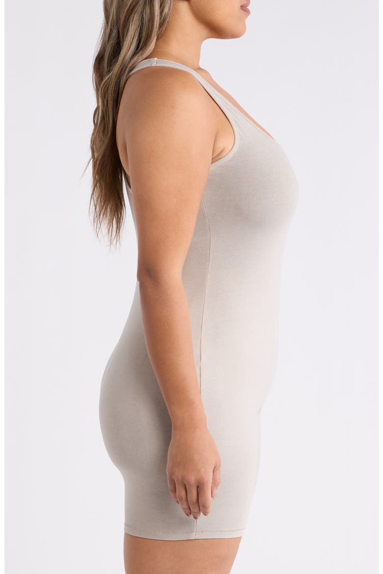 Outdoor Mid Thigh Bodysuit, Alternate, color, STONE