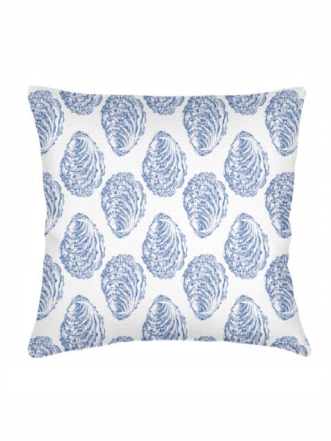 Drifted Oyster Linen Euro Pillow with Down Alternative Insert