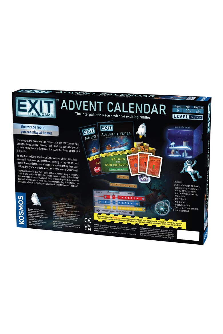 Exit the Game - Advent Calendar, Alternate, color, MULTICOLORED