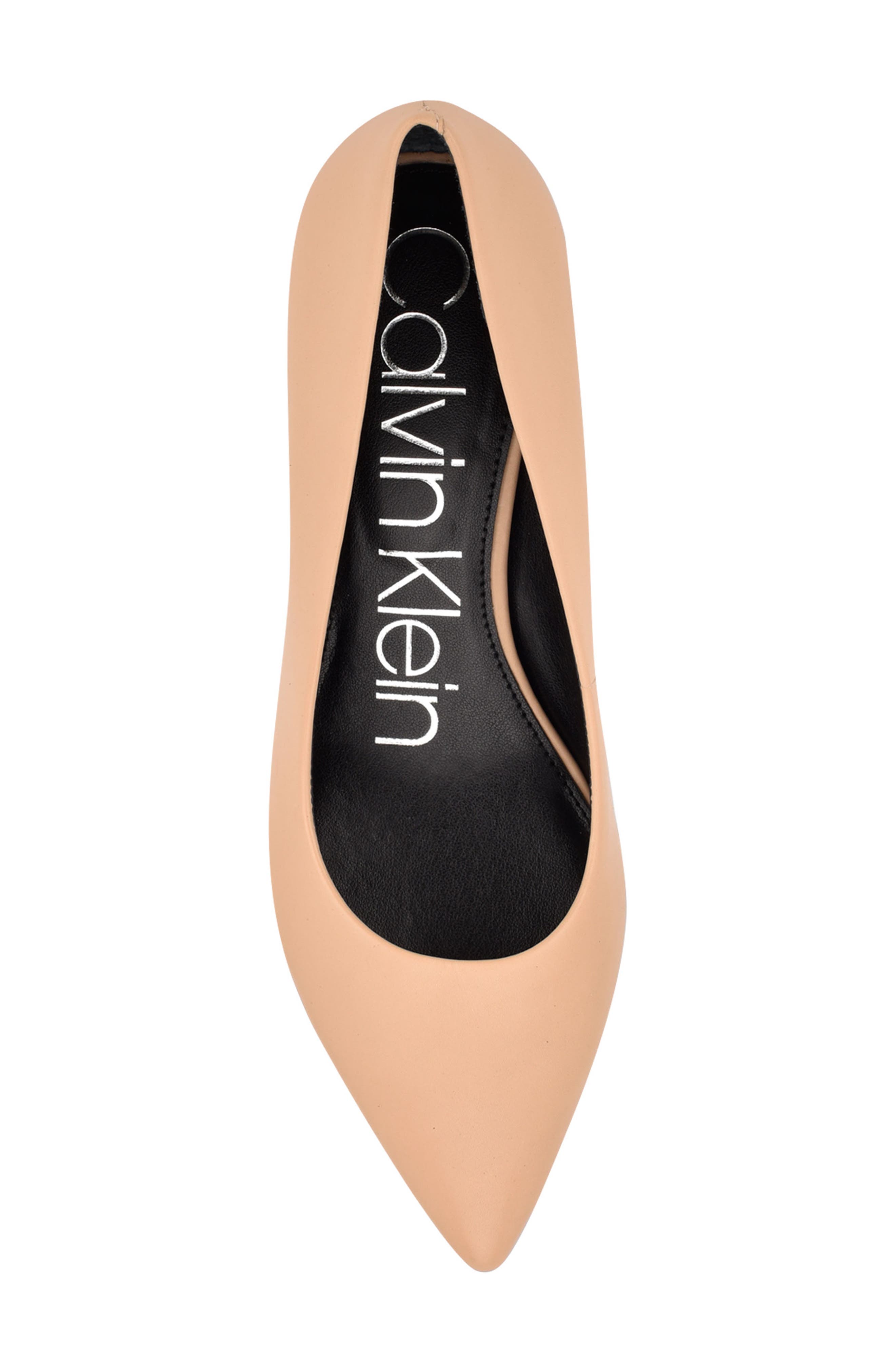 Danica Pointed Toe Pump, Alternate, color, MEDIUM NATURAL LEATHER