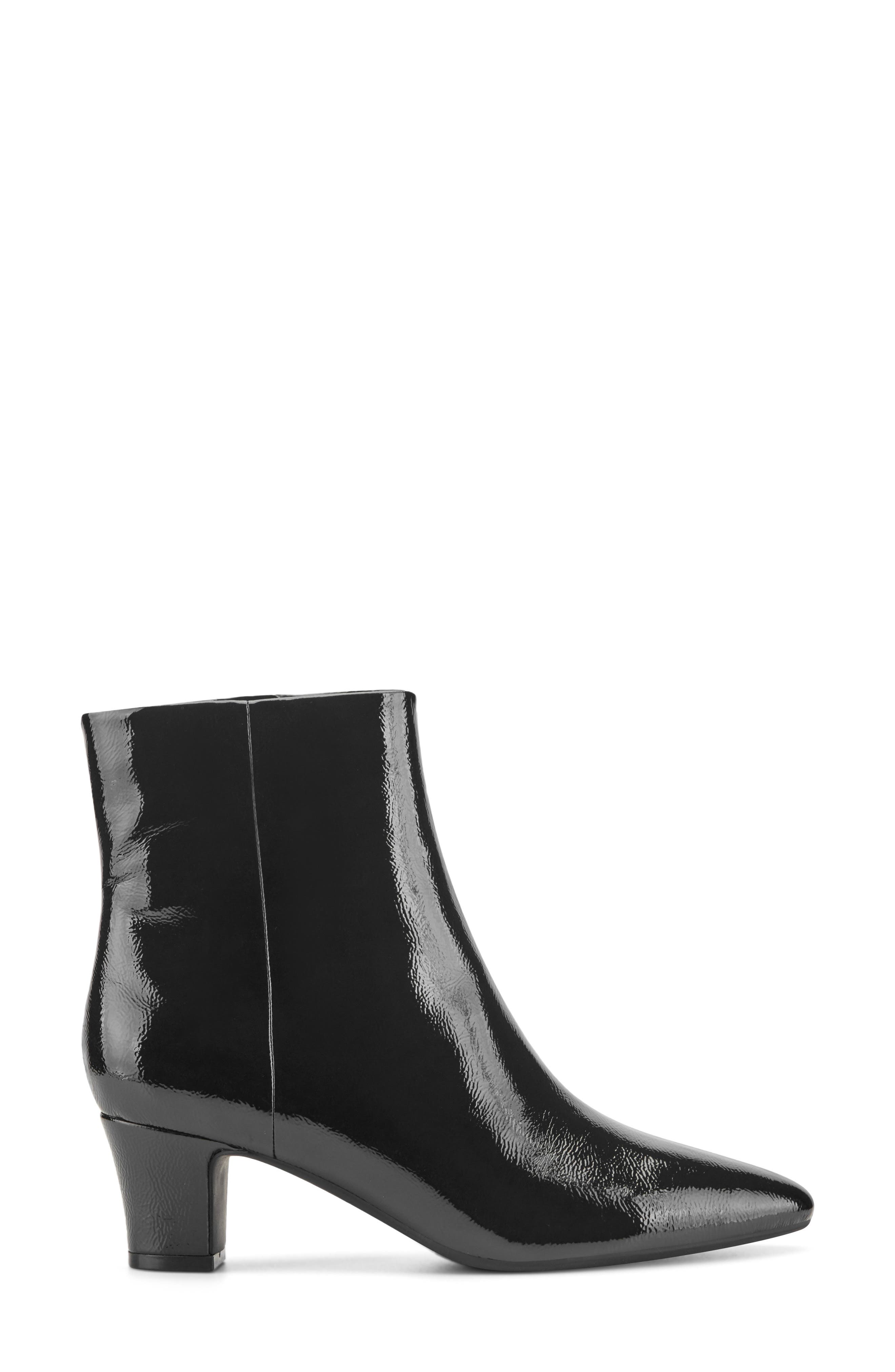Isra Bootie, Alternate, color, BLACK PATENT