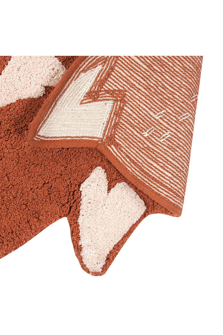 Little Wolf Rug, Alternate, color, BROWN