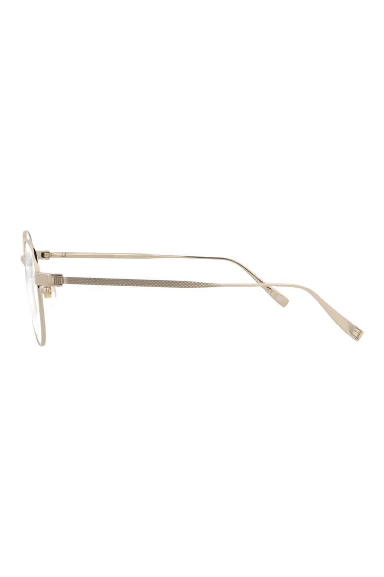 49mm Round Optical Glasses, Alternate, color, GOLD GOLD TRANSPARENT