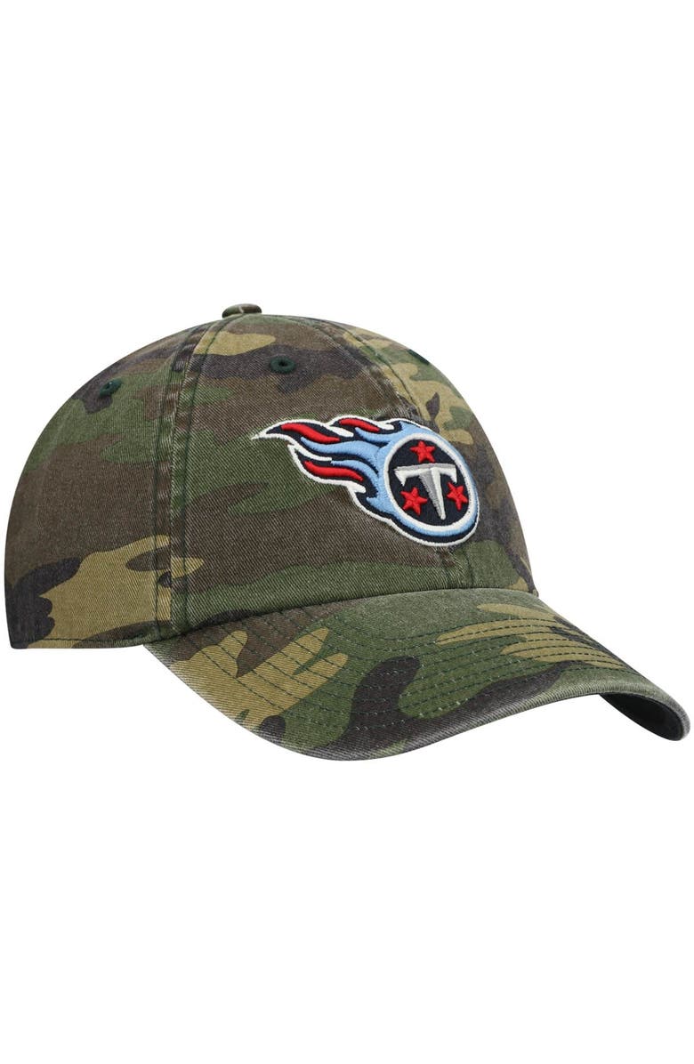 '47 Men's '47 Camo Tennessee Titans Woodland Clean Up Adjustable Hat, Alternate, color, Camo