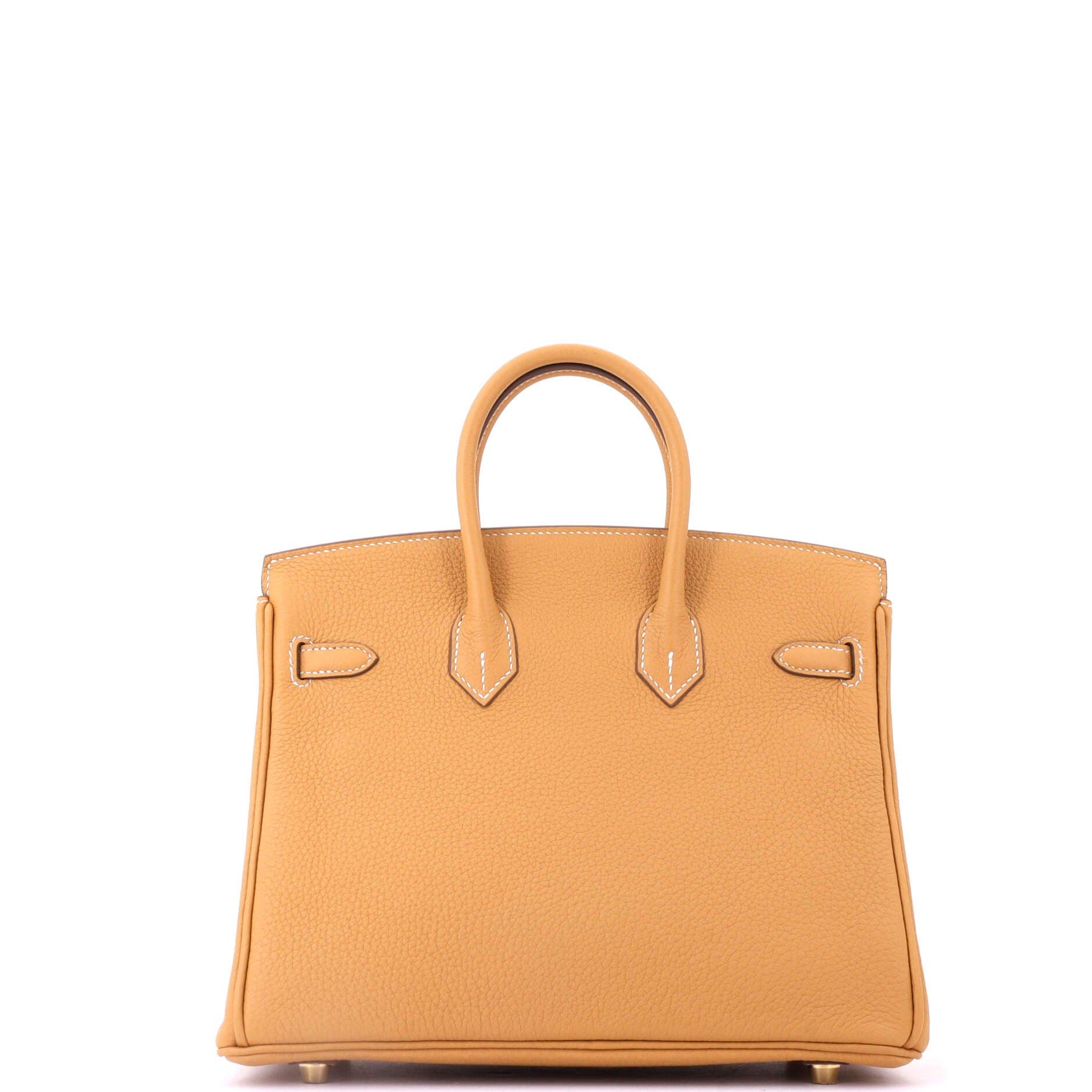 Pre-Owned Hermes Birkin Handbag Brown Togo with Gold Hardware 25, Alternate, color, Natural Sable