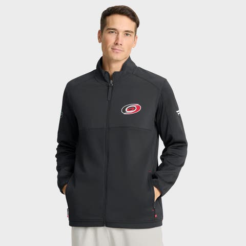 Men's Fanatics Black Carolina Hurricanes Authentic Pro Rink Full-Zip Jacket