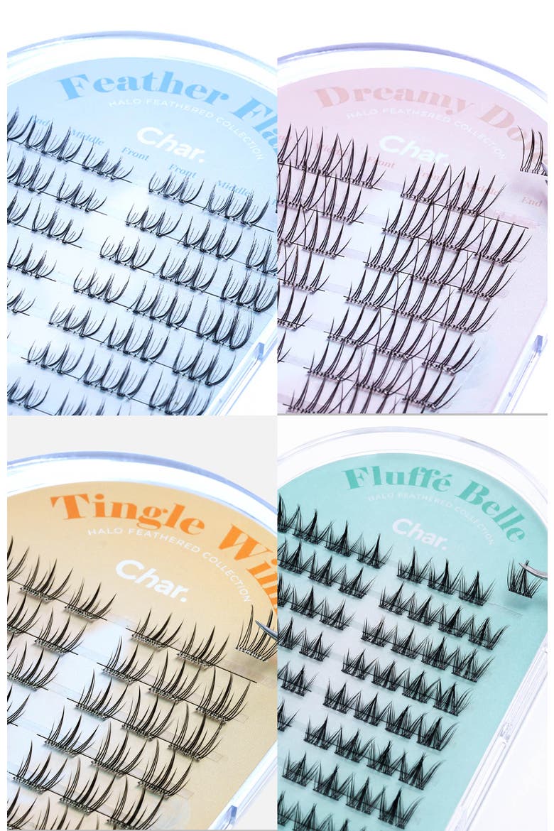 Halo Feathered Collection Pre-Glued 5 to 10 Days Wear Lashes, Alternate, color, Black