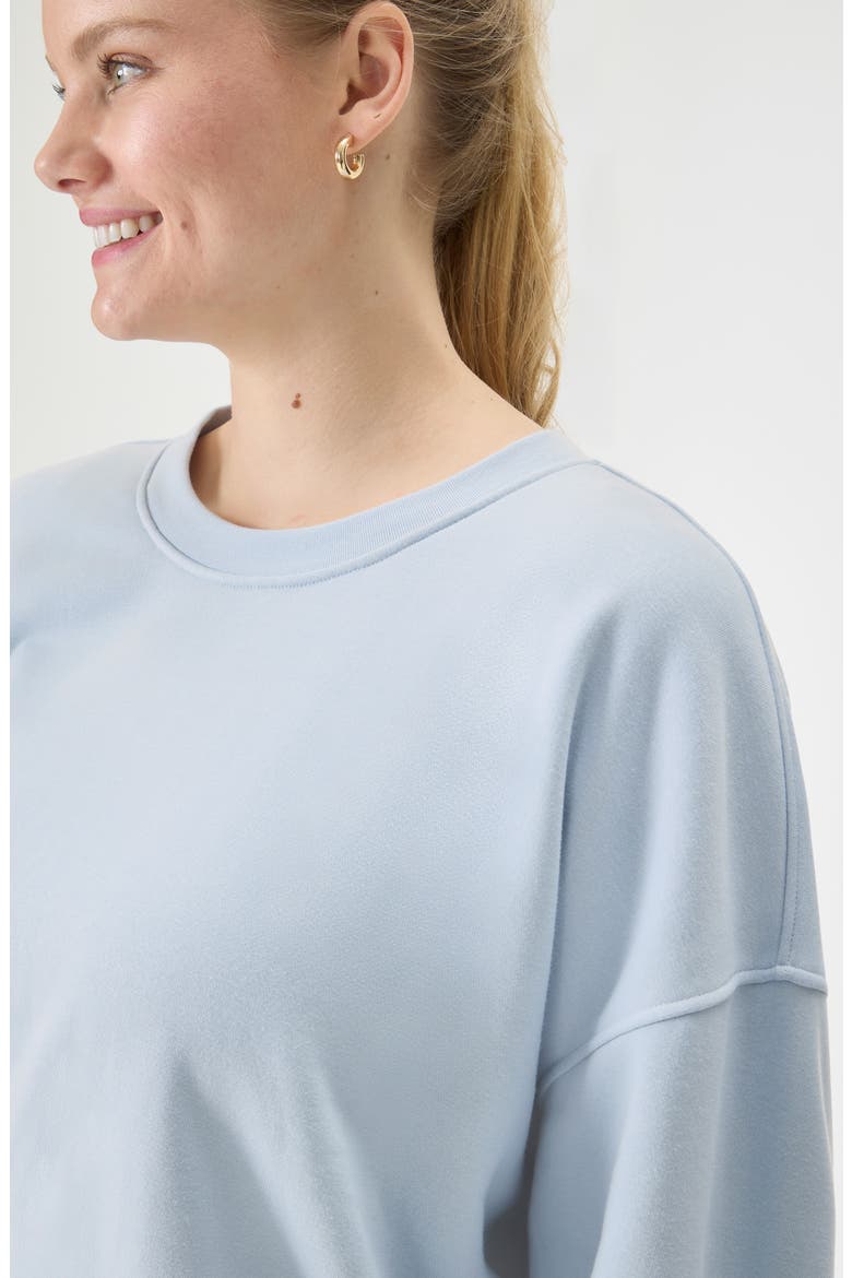 Cozy Crush Oversize Sweatshirt, Alternate, color, NIAGARA MIST