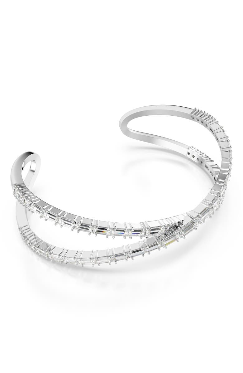 Swarovski Hyperbola Crystal Cuff Bracelet, Alternate, color, 