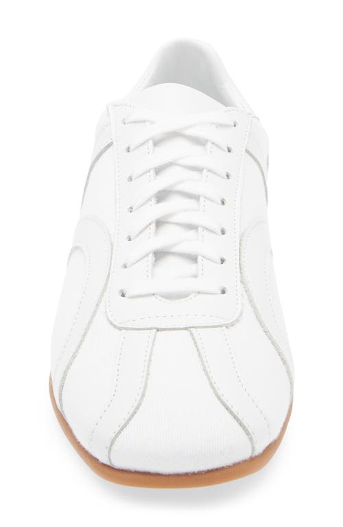 Totême Toteme Canvas Low Top Sneaker In White