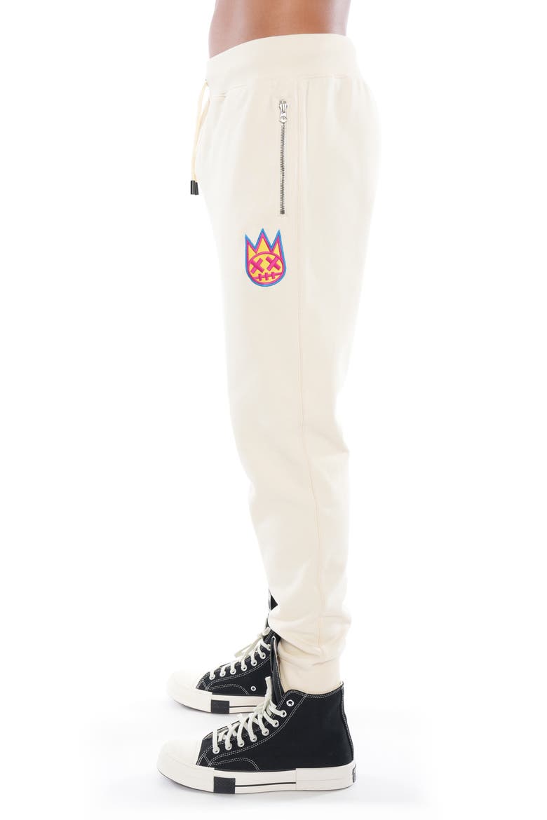 Cotton French Terry Sweatpants, Alternate, color, WINTER WHITE