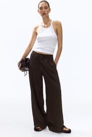 H&M Straight Pull-on Trousers