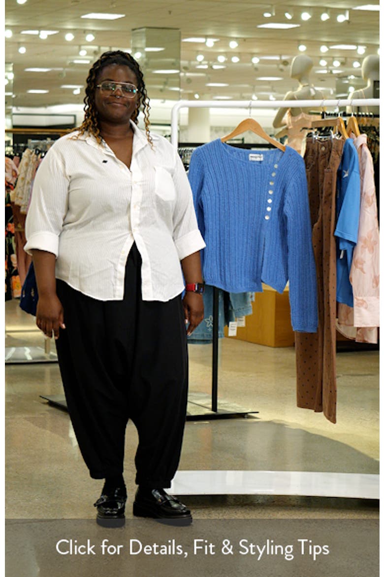 Lenker Asymmetric Button Cardigan video
