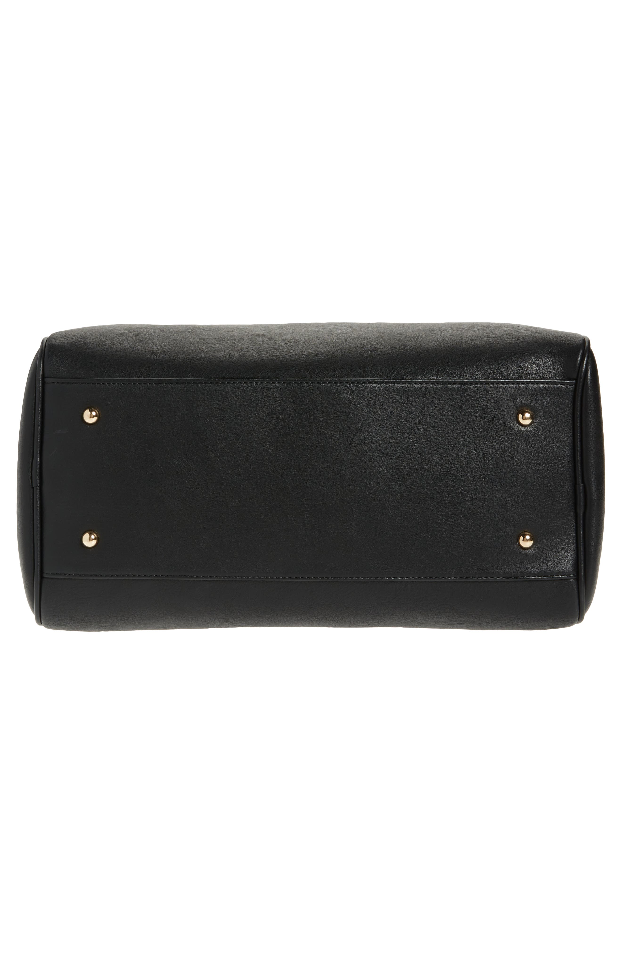 Mali + Lili Phoebe Bowling Vegan Leather Duffle Bag, Alternate, color, 