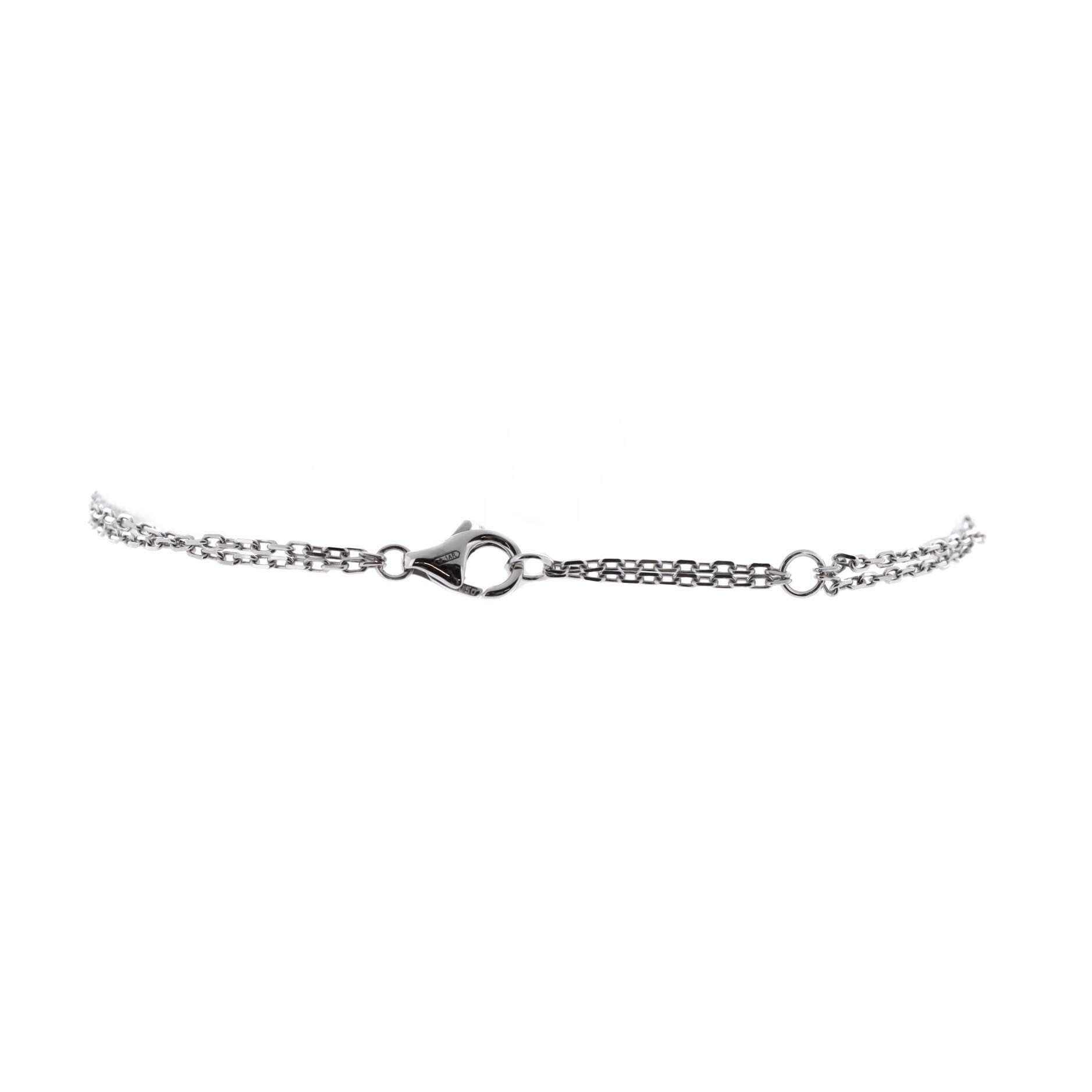 2 Diamonds Love Bracelet 18K White Gold with Diamonds, Alternate, color, Metallic Gold
