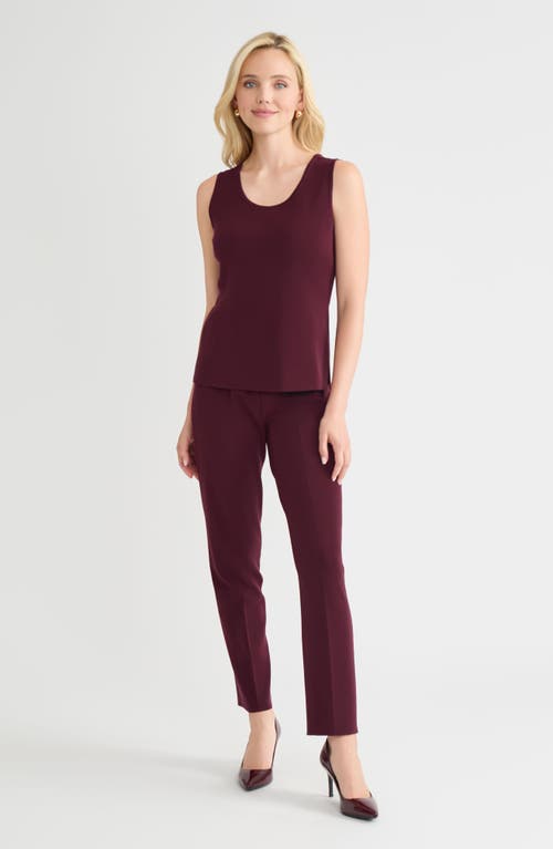 Misook Scoop Neck Tank In Multi