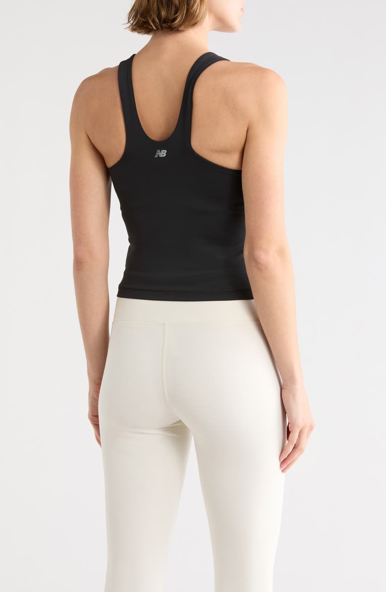 New Balance Define Fitted Tank, Alternate, color, Black