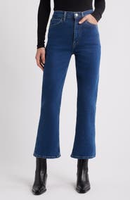 Re/Done '70s High Waist Ankle Bootcut Jeans