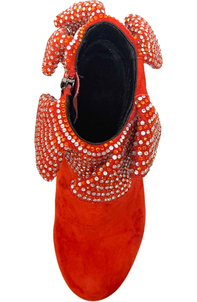 LADY COUTURE Venice Platform Wedge Bootie, Alternate, color, Red