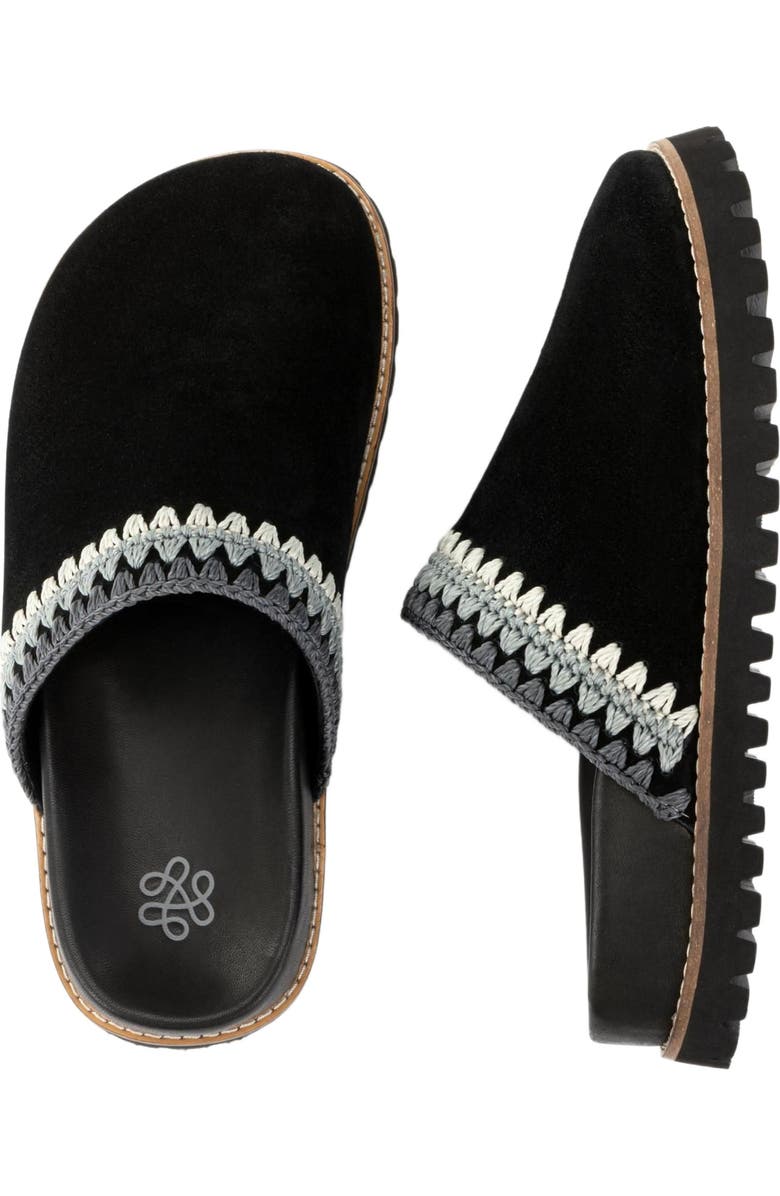 The Sak Bolinas Lug Sole Clog, Alternate, color, Black Seminyak