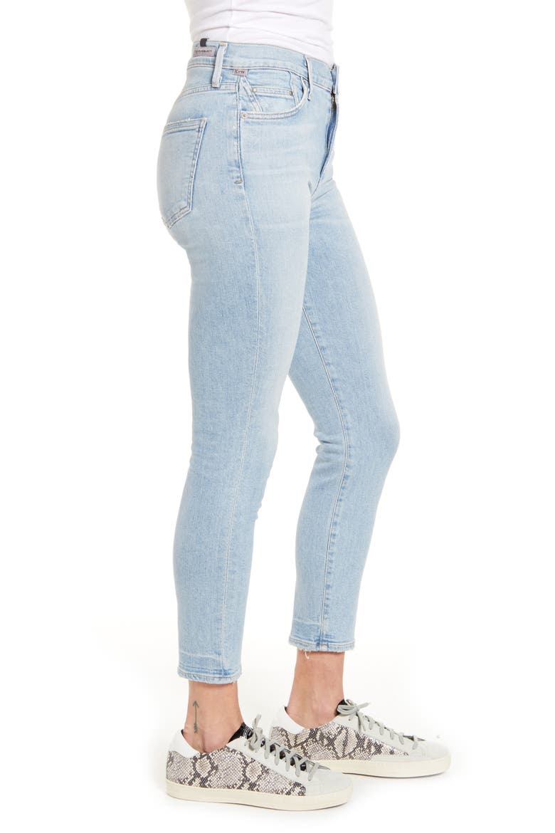 Rocket High Waist Crop Skinny Jeans, Alternate, color, SOFT FADE